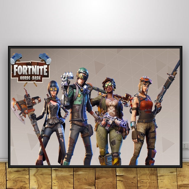 Fortnite Battle Royale Game Art  Poster Print Home Decor Decoration Wall Art