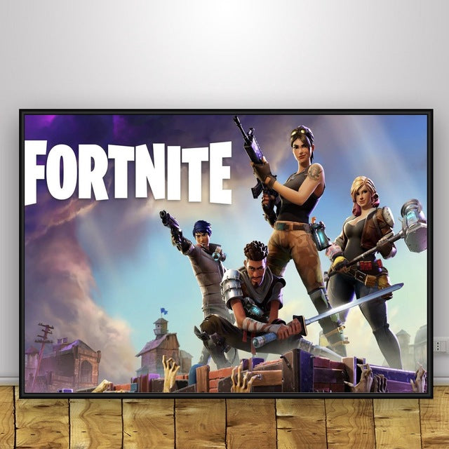Fortnite Battle Royale Game Art  Poster Print Home Decor Decoration Wall Art