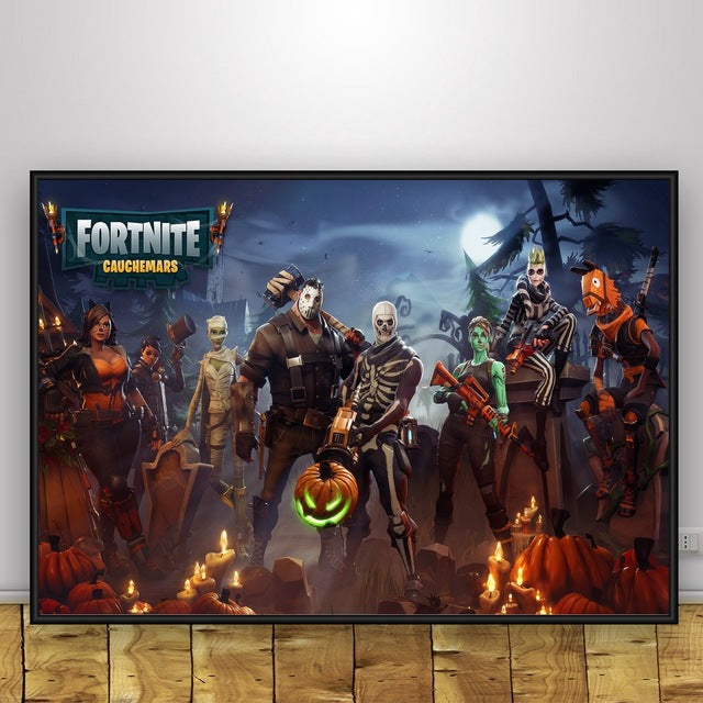 Fortnite Battle Royale Game Art  Poster Print Home Decor Decoration Wall Art