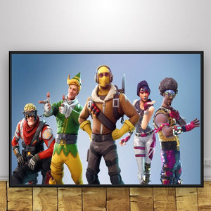 Fortnite Battle Royale Game Art  Poster Print Home Decor Decoration Wall Art