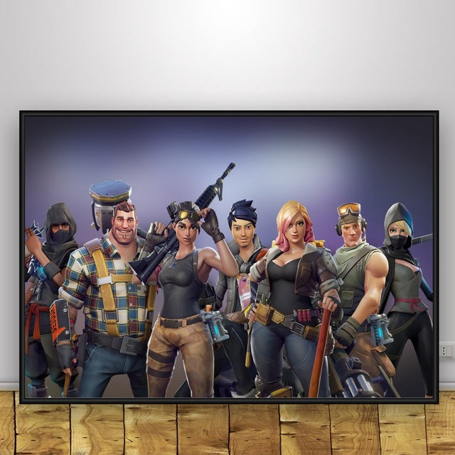 Fortnite Battle Royale Game Art  Poster Print Home Decor Decoration Wall Art