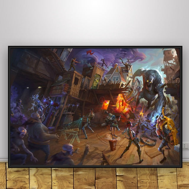 Fortnite Battle Royale Game Art  Poster Print Home Decor Decoration Wall Art