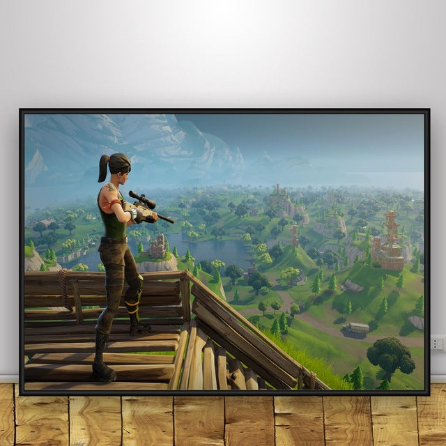 Fortnite Battle Royale Game Art  Poster Print Home Decor Decoration Wall Art